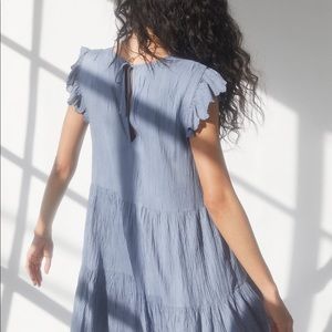 Aritzia Wilfred Sidonie Dress Granite Blue